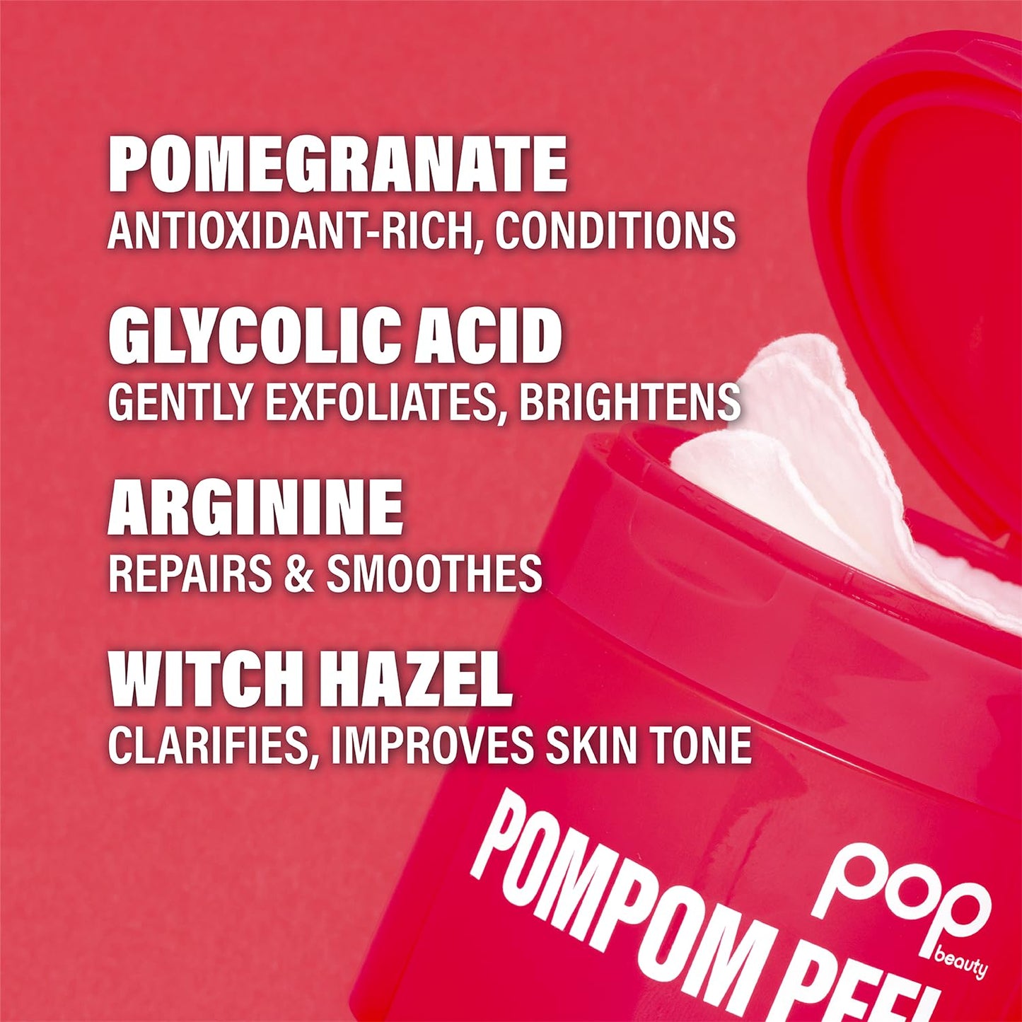POP Beauty POMPOM Peel Exfoliating Pads: Your 30-Second Glow Getter