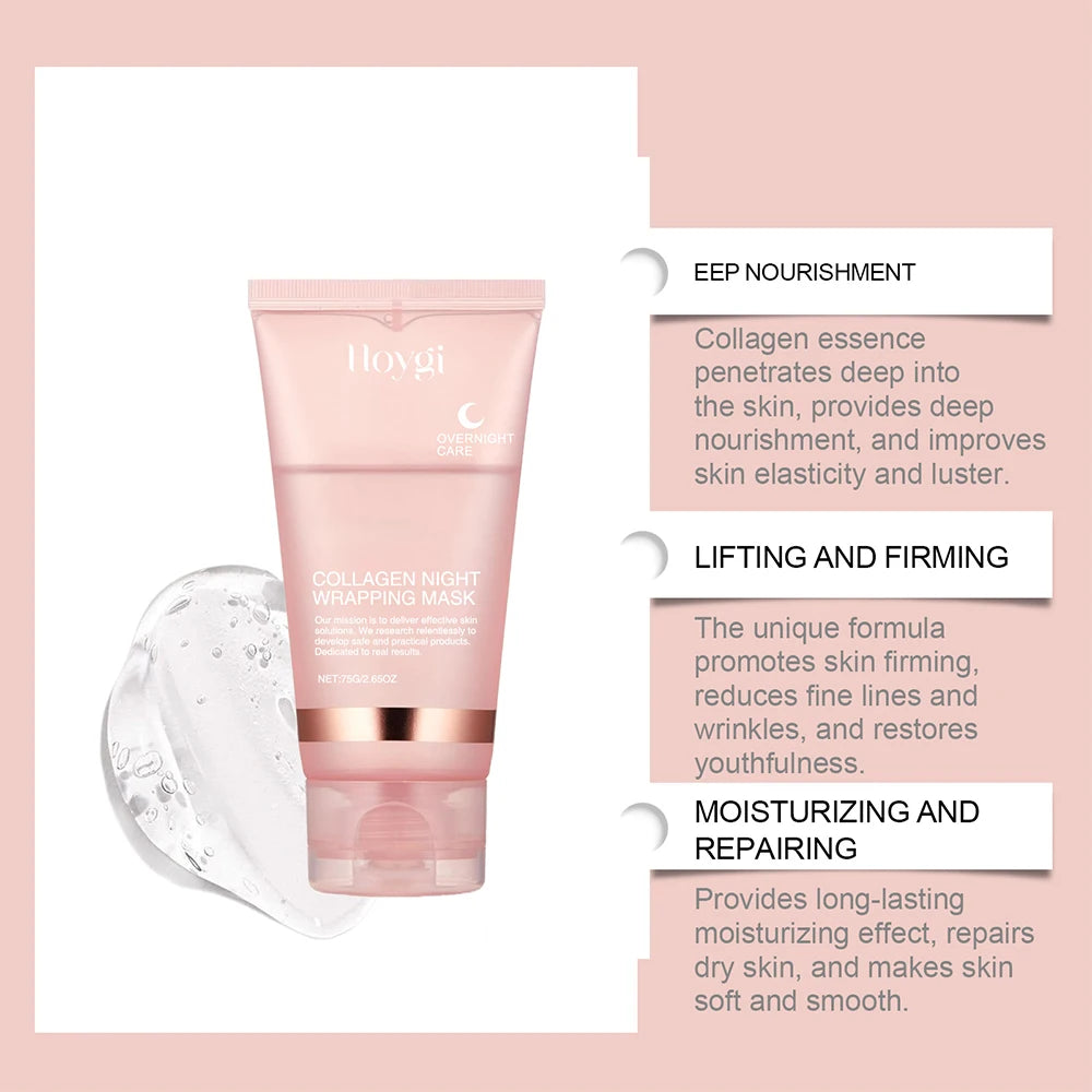 Collagen Night Wrapping Peel Off Mask: Wake Up To A Brighter, Tighter, Glass Skin Complexion