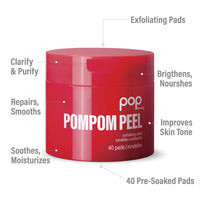POP Beauty POMPOM Peel Exfoliating Pads: Your 30-Second Glow Getter