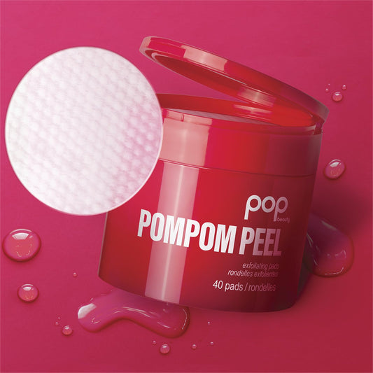 POP Beauty POMPOM Peel Exfoliating Pads: Your 30-Second Glow Getter