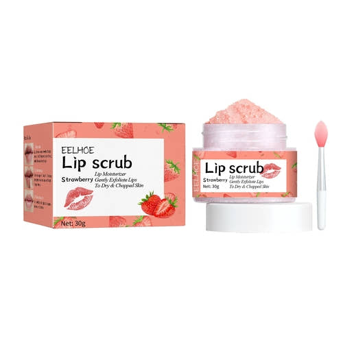 EELHOE Strawberry Lip Scrub: The Sweetest Kiss of Smoothness