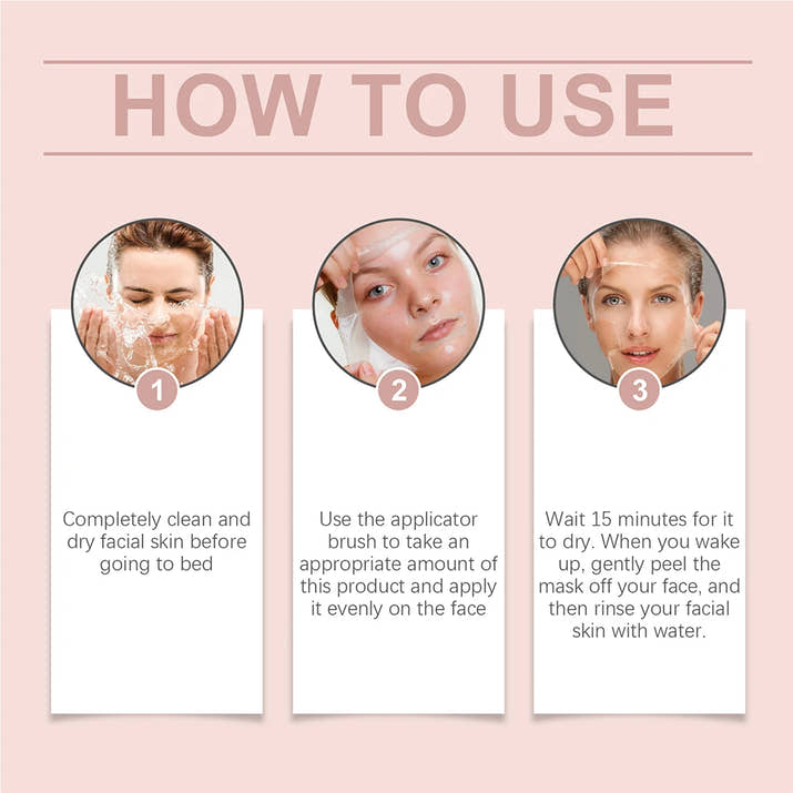 Collagen Night Wrapping Peel Off Mask: Wake Up To A Brighter, Tighter, Glass Skin Complexion