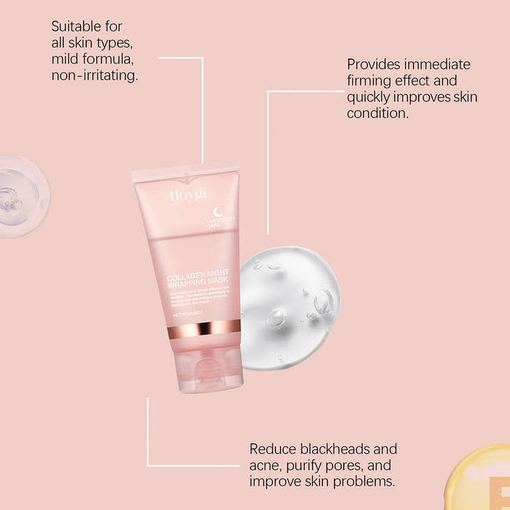 Collagen Night Wrapping Peel Off Mask: Wake Up To A Brighter, Tighter, Glass Skin Complexion